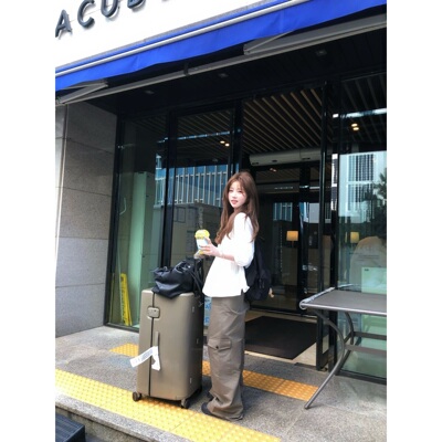 首尔工装裤女韩风百搭休闲慵懒