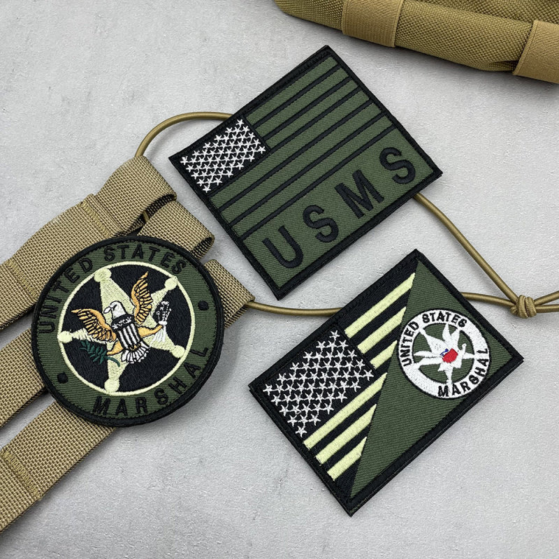 USMARSHAL美国联邦法警背心贴章