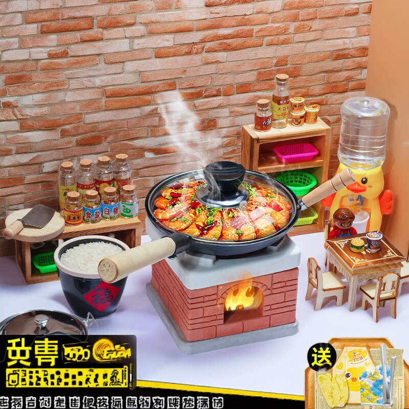 儿童玩具过家家迷你小厨房真煮厨具全套仿真做饭玩具摆摊夜市套装