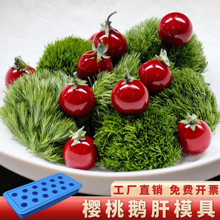 樱桃鹅肝模具硅胶葫芦板栗福袋做菜花样创意分子料理冷菜酒店餐饮