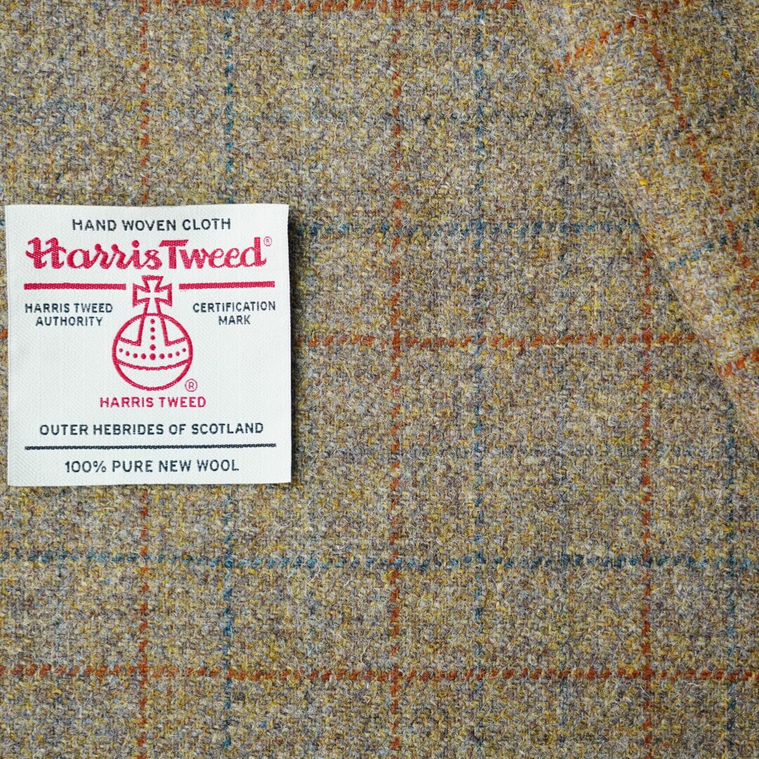 新品英国进口HarrisTweed哈里斯粗花呢大衣西装手工包包diy羊毛料