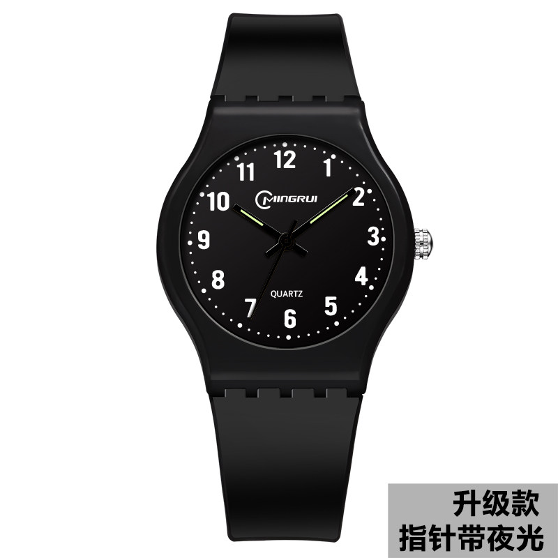 可爱风中小学生夜光儿童手表图片