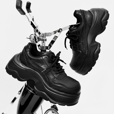 黑武士增高7CM男大头老爹鞋