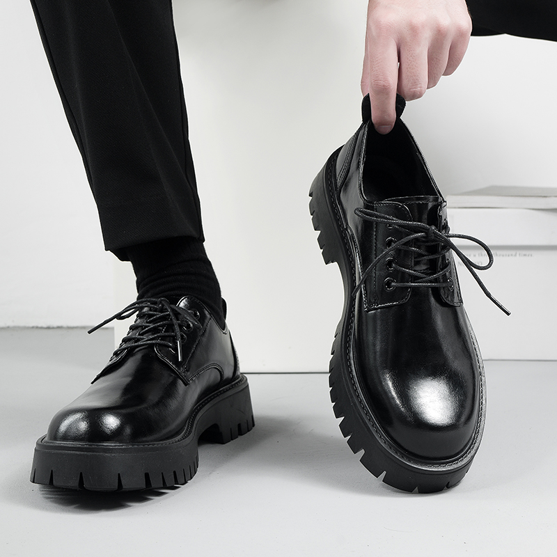 男士高级感德比鞋英伦休闲皮鞋