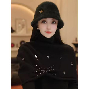 披肩 神秘 100绵羊毛设计师款 MENG 梦梦THE