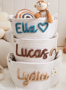 Baby bag 个性化名字婴儿收纳篮 定制Personalized gift for kids