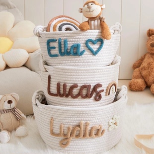 Baby bag 个性化名字婴儿收纳篮 定制Personalized gift for kids