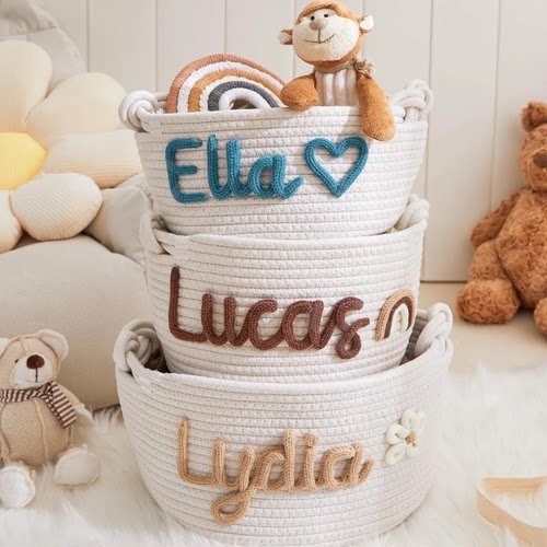 Baby bag 个性化名字婴儿收纳篮 定制Personalized gift for kids