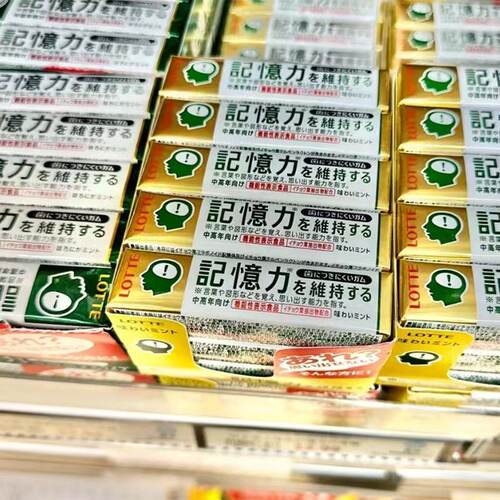 日本LOTTE乐天记忆力口香糖