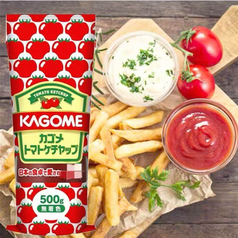 日本进口可果美番茄酱薯条热狗汉堡番茄酱披萨意大利面手抓饼酱料