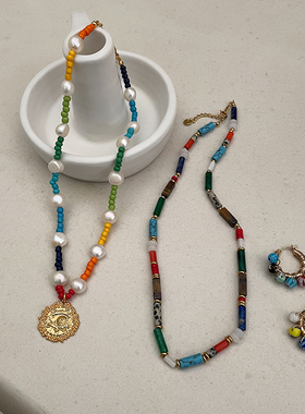 Always线上商店彩色串珠项链