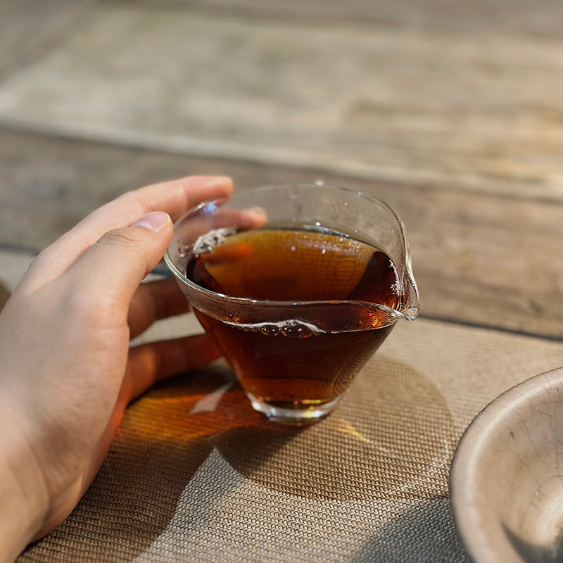 七月长公道杯 手工耐热玻璃匀杯 分茶器简约茶海 家用茶具配件