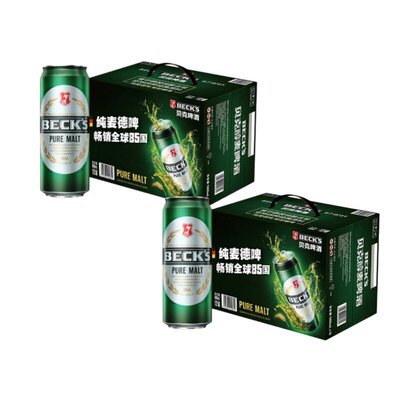 贝克啤酒500ml*24听整箱装