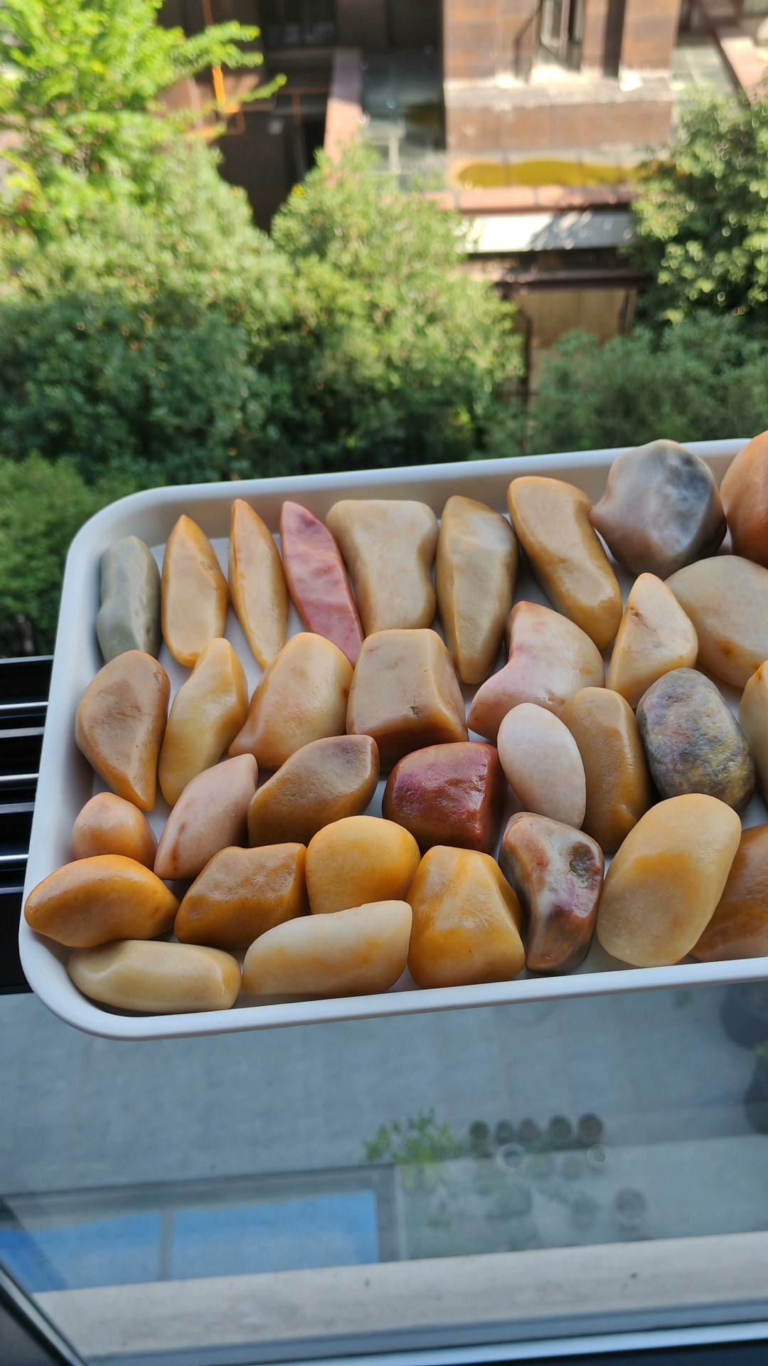 新疆金丝玉原石奇石籽料新疆黄蜡石雕刻料观赏石手把件戈壁玉