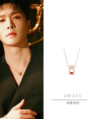 本命年红色福禄转运张艺兴项链