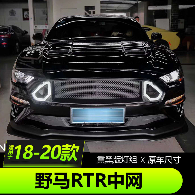 RTR猪鼻子中网,熏黑灯组