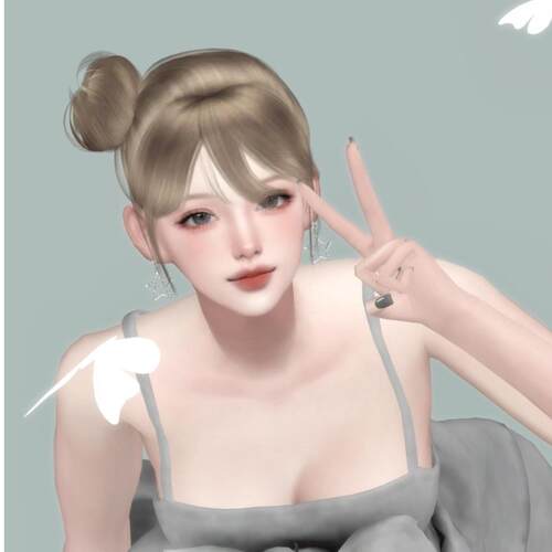 小灰｜模拟人生4原创人物｜sims4人物mod