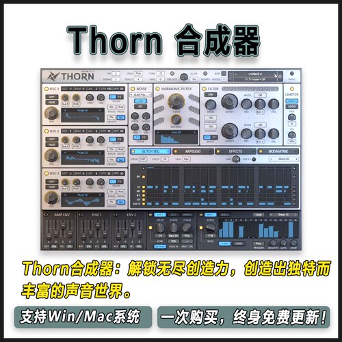 Dmitry Sches Thorn 合成器EDM电子音乐编曲制作插件