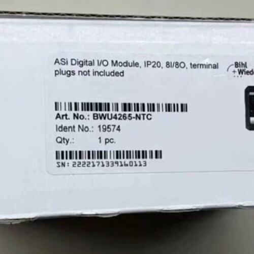 议价德国必威BWU3265 AS-i数字4I模块型号BWU326可维修