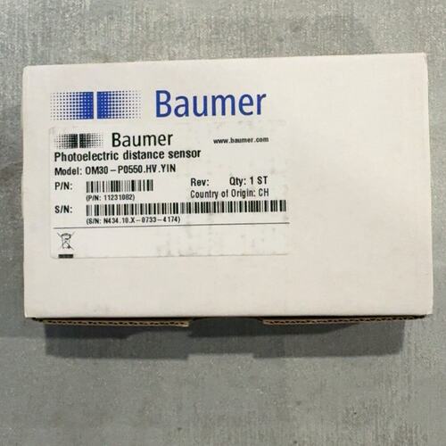 议价堡盟Baumer OM30-P0550HVYIN光电传感可维修