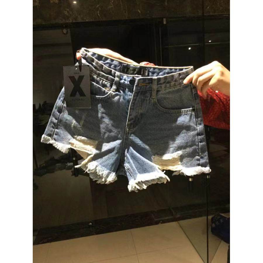 百搭磨边设计感显瘦大长腿牛仔短裤短裤/ULI0524,女装/女士精品,短裤,淘宝优惠券,粉丝福利购,淘宝优惠卷