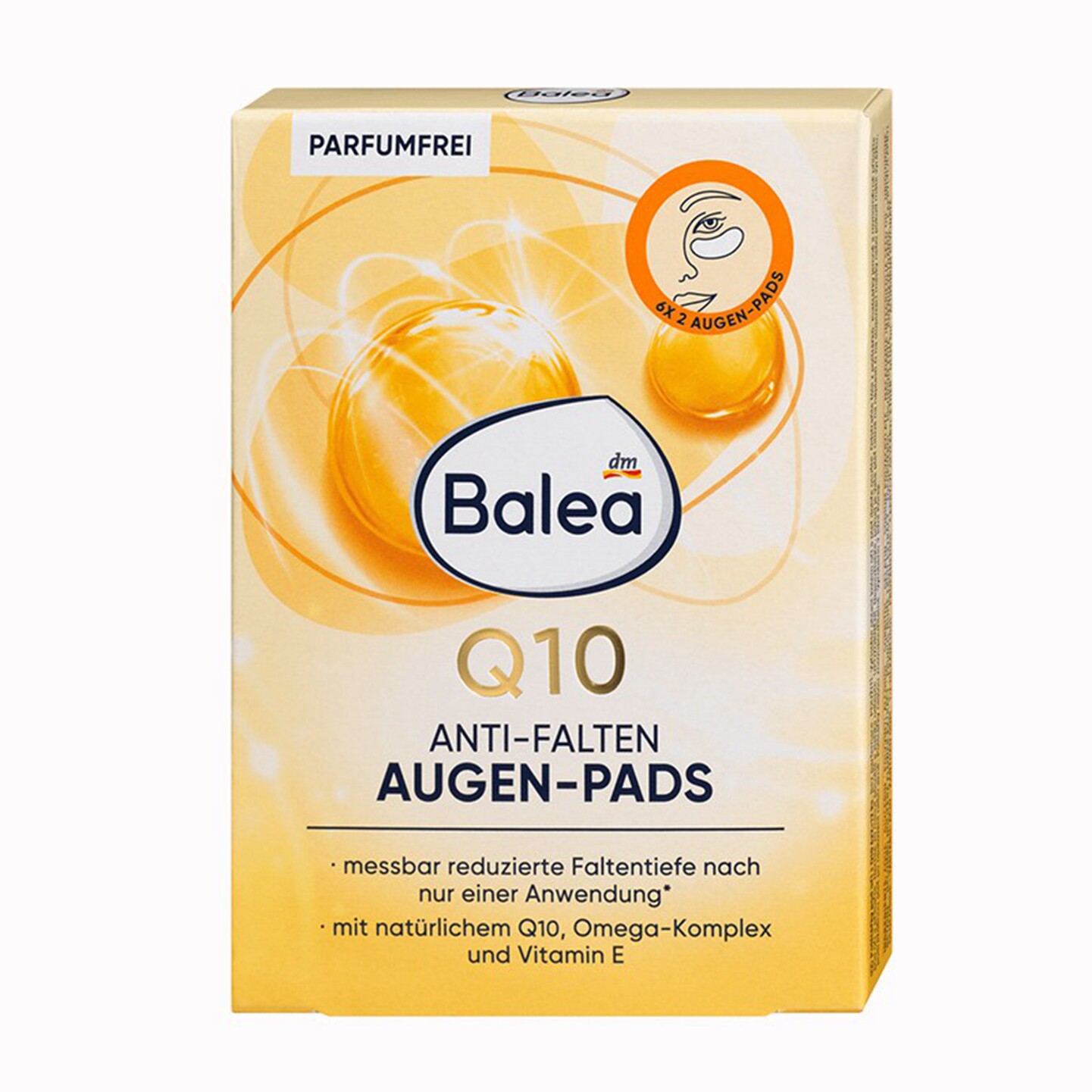 Balea芭乐雅辅酶眼膜12片/盒提拉紧致密集修护眼膜贴
