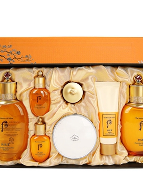 韩国WHOO/后拱辰享气韵生润颜套盒护肤水乳2/3件套装补水保湿嫩肤