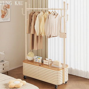 德国轻奢晾衣架落地家用可移动卧室衣帽架仙人掌室内置物挂衣神器