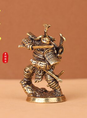 黄铜忍者神龟机甲车载摆件
