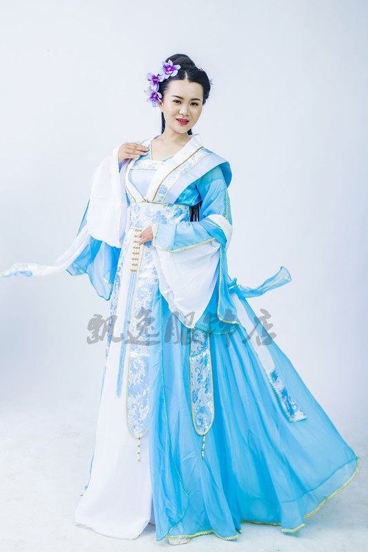 仙女花旦越剧舞蹈襦裙古代衣服
