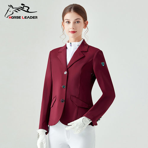 HORSELEADER马术服装成人骑士服男女考级比赛障碍西服马术骑马服