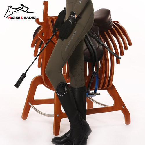 HORSELEADER春夏四季马术马裤女马术装备骑士服装套装硅胶骑马裤