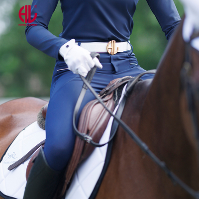 HORSELEADER成人儿童马裤秋冬四季训练马术装备硅胶亲子高弹马裤