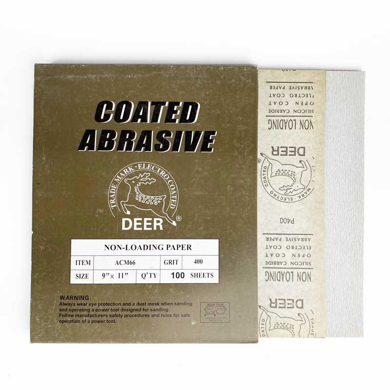鹿牌干磨砂纸木工砂纸专修粗号高效120 180 240 320 400
