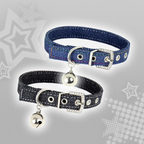 S-Rabbit【售罄不补】牛仔项圈明线布艺辣妹朋克亚文化choker