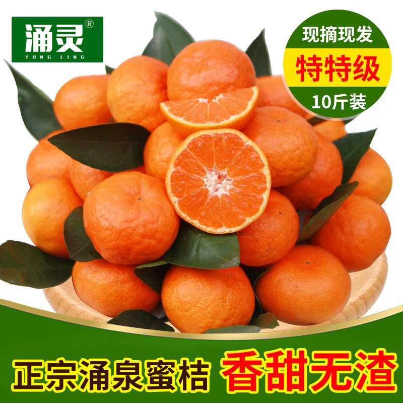涌灵牌正宗涌泉蜜桔宫川早熟无核现摘橘子新鲜水果礼盒装顺丰包邮,水产肉类/新鲜蔬果/熟食,桔子,淘宝优惠券,粉丝福利购,淘宝优惠卷