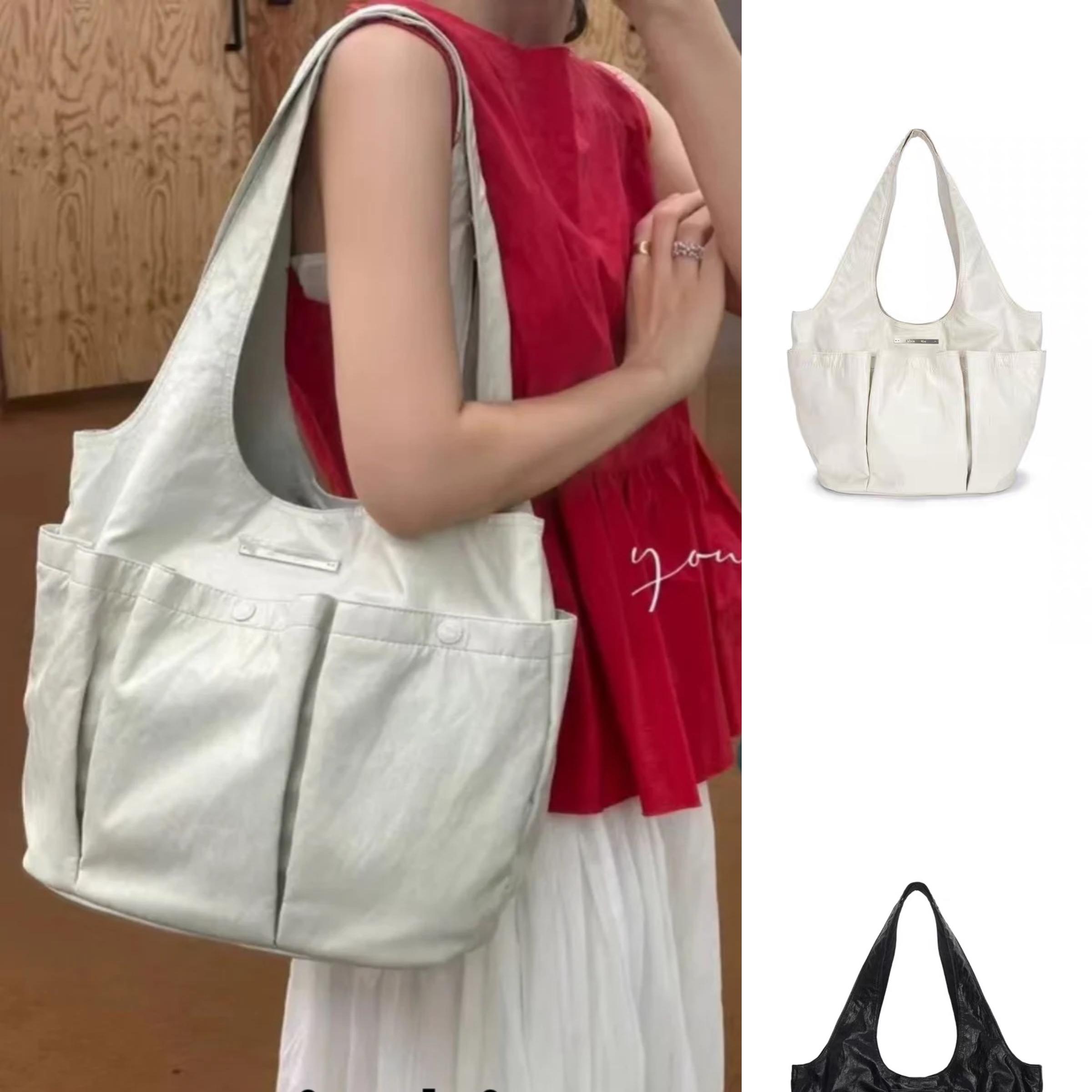 韩国小众matin kim托特包金属一枝南南同款单肩包大容量包女