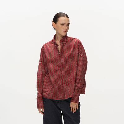 MetaRicotta红格子衬衫