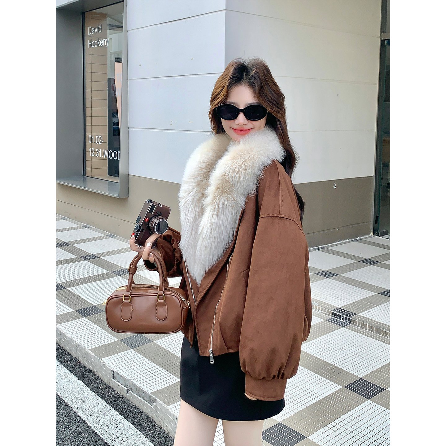 12-9上新 大毛领90绒羽绒服