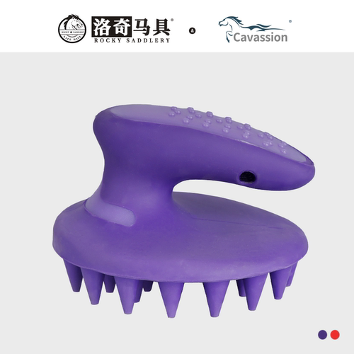 马蹄形按摩刷 软头刷马工具马匹洗澡 洛奇马具8801053