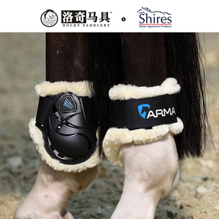 英国Shires 羊羔绒 障碍马护腿(后腿)马匹装备洛奇马具8216015