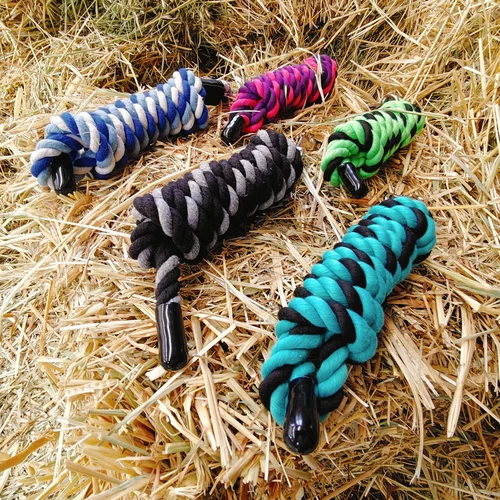牵马绳宠物牵引绳缰绳棉线1.8米驯马调教多色洛奇马具8218046