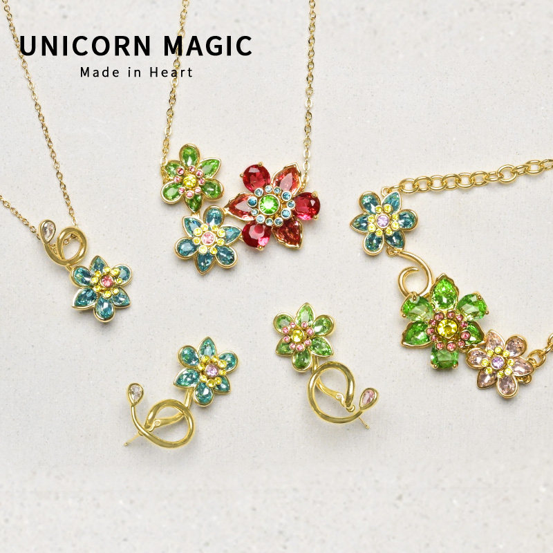 施家彩色水晶多巴胺花朵耳饰设计感小众甜美适合夏天的耳环度假风,饰品/流行首饰/时尚饰品新,耳环,淘宝优惠券,粉丝福利购,淘宝优惠卷