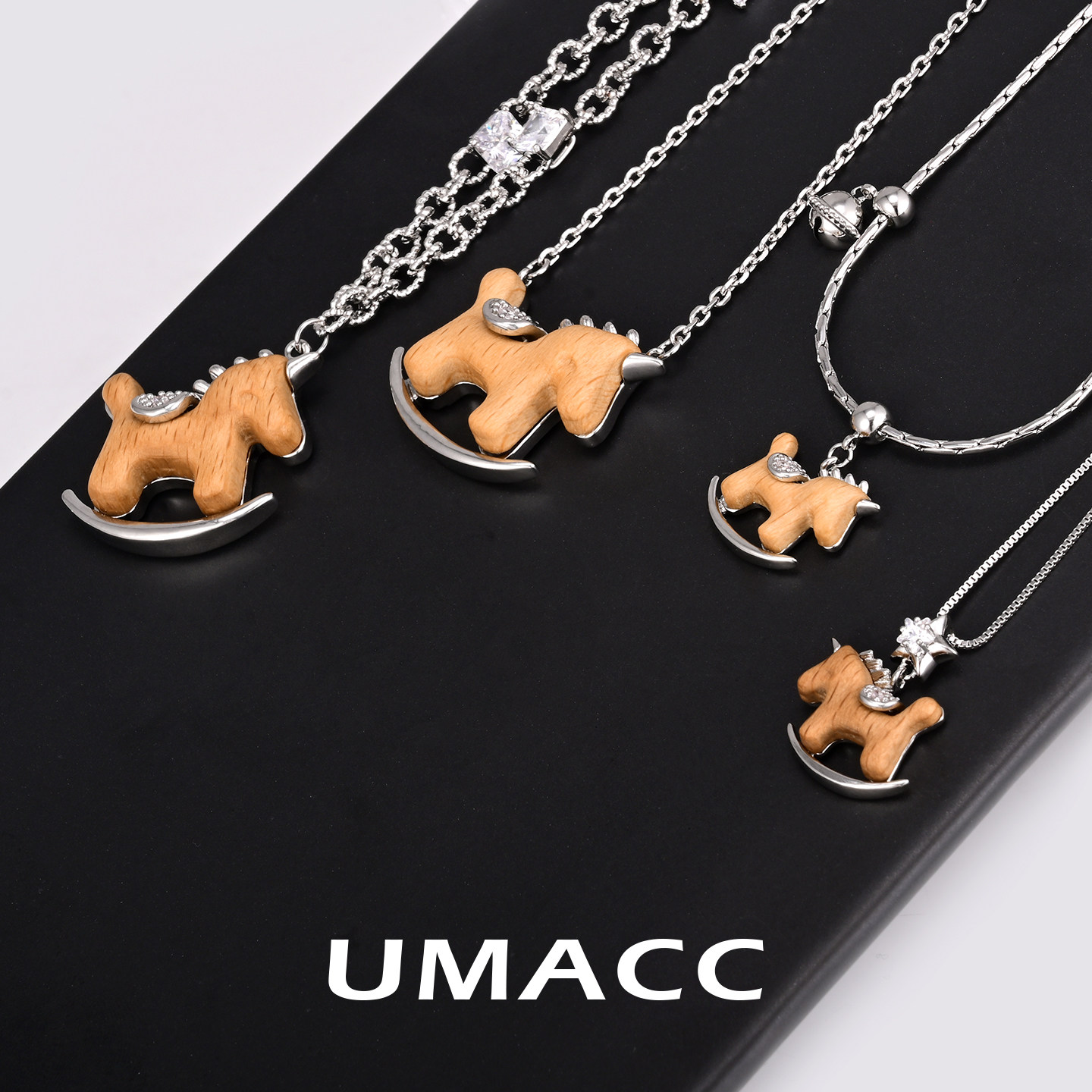 木质小马项链女款2025新款复古毛衣链马年本命年饰品轻奢小众精致,饰品/流行首饰/时尚饰品新,项链,淘宝优惠券,粉丝福利购,淘宝优惠卷