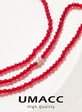 氛围感红色项链叠戴chocker