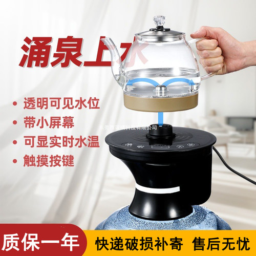 桶装水抽水器电动自动加热一体款