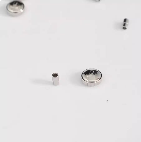 适配天梭把头配件1853手表T41力洛克表冠T006407BA调时间表把杆