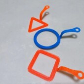 儿童多彩泡泡工具吹泡泡三角形正方形五角星圆形团购幼儿园教具