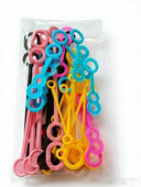 30个吹泡泡棒和泡泡水套装 儿童玩泡泡小工具手持泡泡器嘴吹泡泡水