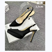 新款 超高跟细跟尖头12cm防水台性感高跟鞋 时尚 夏季 大码 夜店简约女